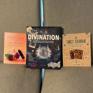 Crystal Journal, Tarot Journal And Divination Book- 3 Total